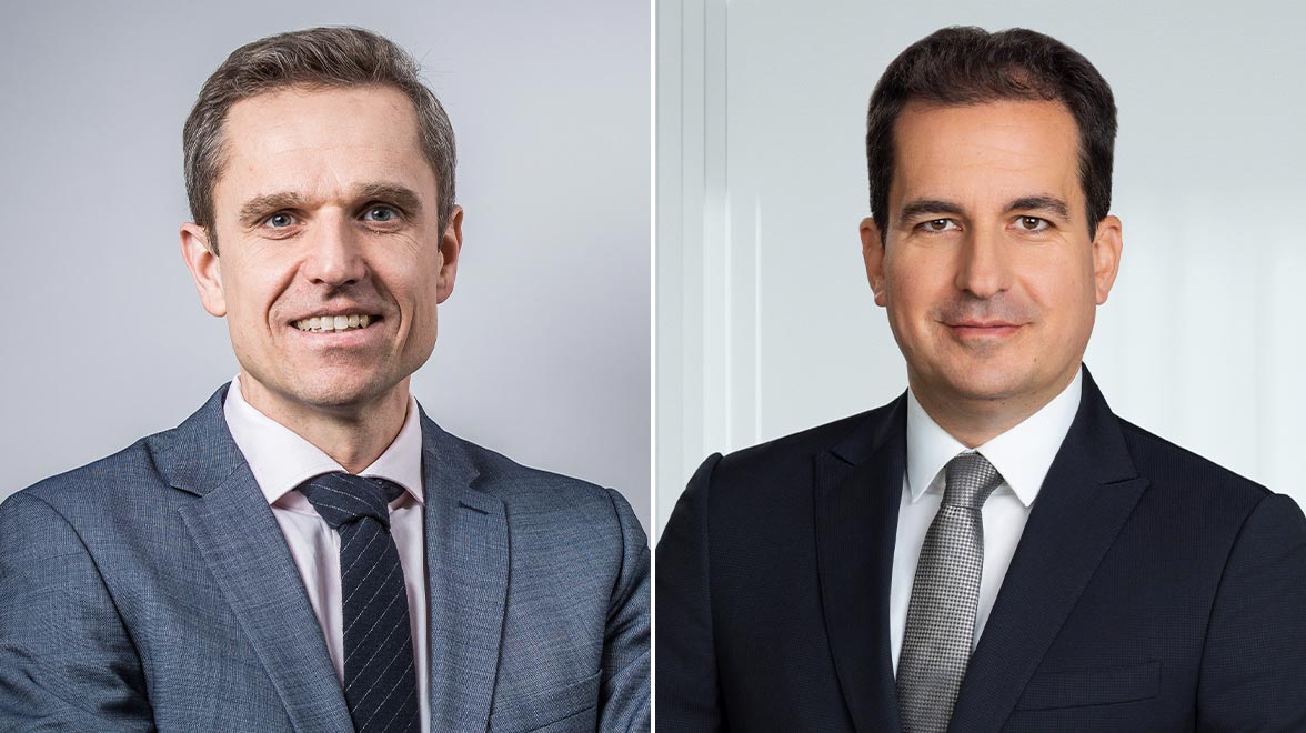 Michael Stachowski, Investment Director, YIELCO Investments Gruppe, und Oliver Schmidt, CIO und Geschäftsführer, Metzler Asset Management GmbH