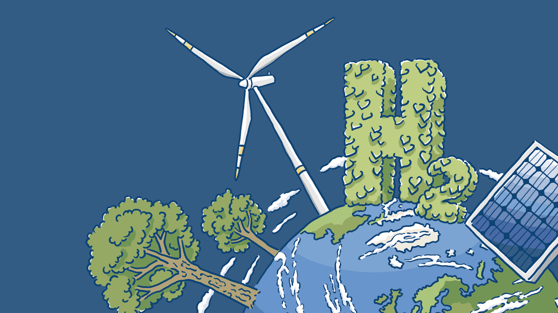 Metzler AM Illustration erneuerbare Energien global