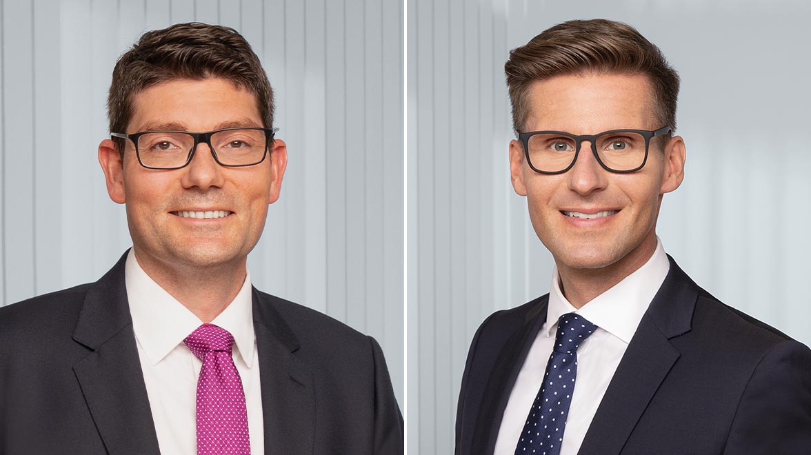 Dr. Philipp Finter und Daniel Sailer Dr. Philipp Finter und Daniel Sailer
