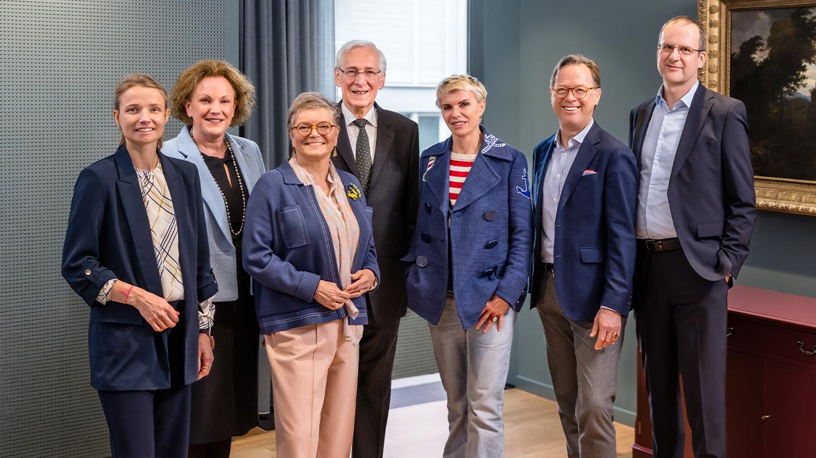 Vorstand und Kuratorium der Metzler-Stiftung<br/>