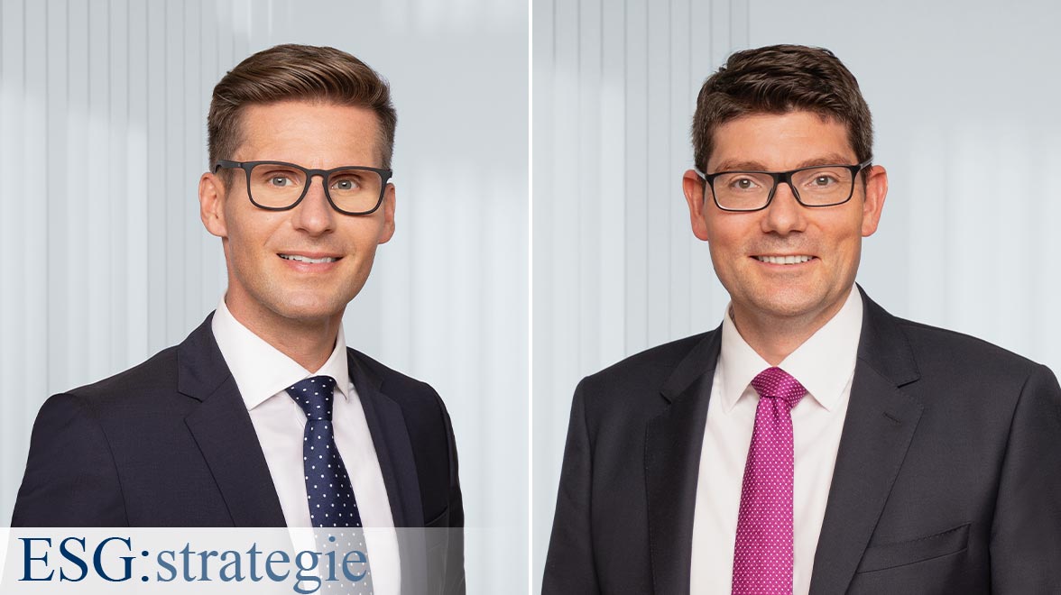 Daniel Sailer und Dr. Philipp Finter, Sustainable Investment Office bei Metzler Asset Management